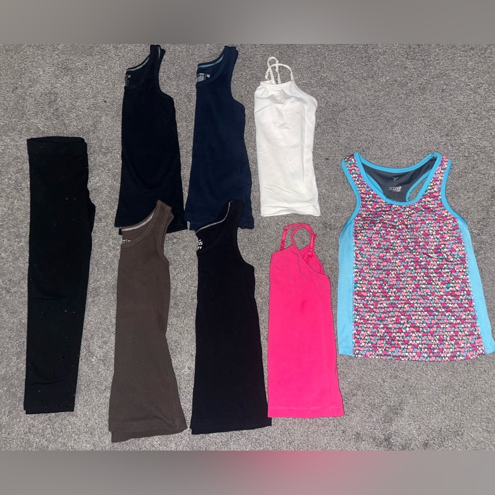 Youth Toddler Size XSmall, 4/5 8-Piece Tank Tops & Leggings Casual Clothing Lot
